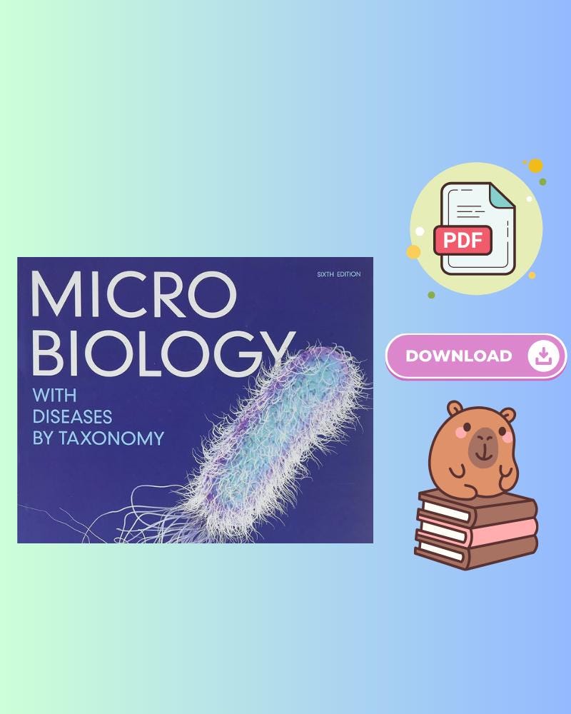 Microbiology with Diseases by Taxonomy 6th Edition