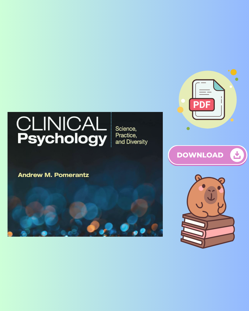 Clinical Psychology Science, Practice, and Diversity 6th Edition