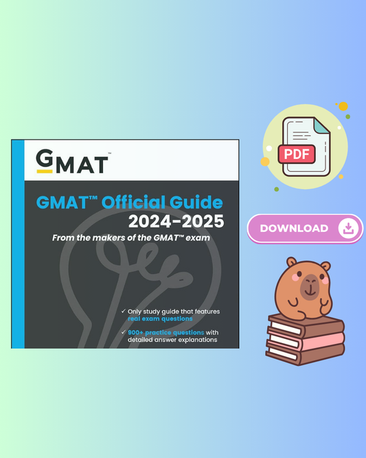 GMAT Official Guide 2024-2025 Book + Online Question Bank 1st Edition