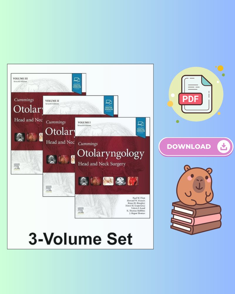 Cummings Otolaryngology Head and Neck Surgery 7th Edition Volume 1-3 Set Bundle