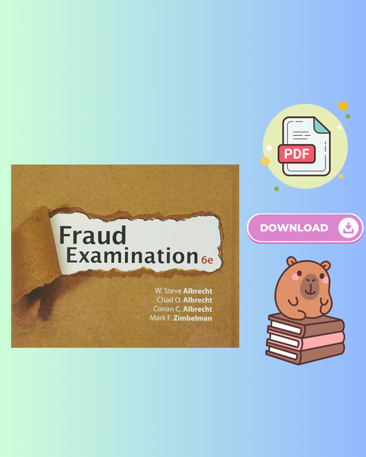 Fraud Examination 6th Edition