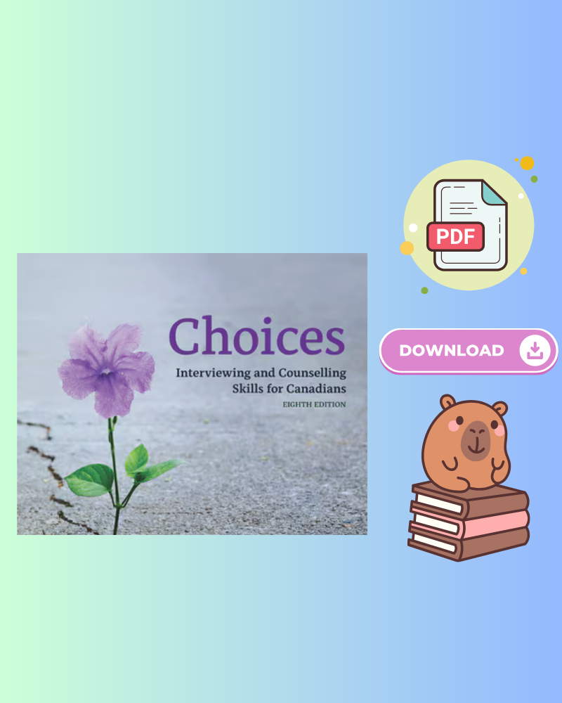 Choices Interviewing and Counselling Skills for Canadians 8th Edition