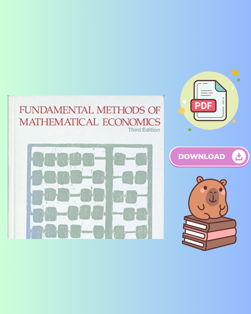 Fundamental Methods of Mathematical Economics 3rd Edition 1984 - Alpha C Chiang