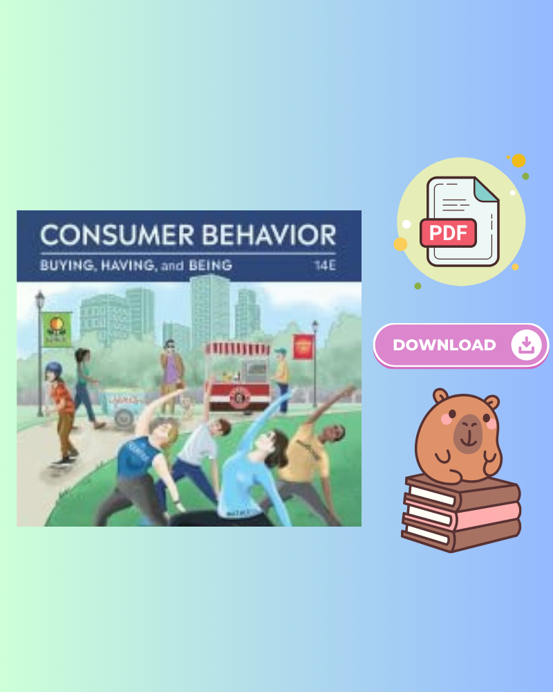 Consumer Behavior Buying, Having and Being 14th Edition