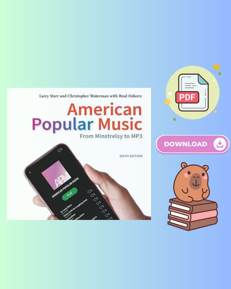 American Popular Music: From Minstrelsy to MP3 6th Edition