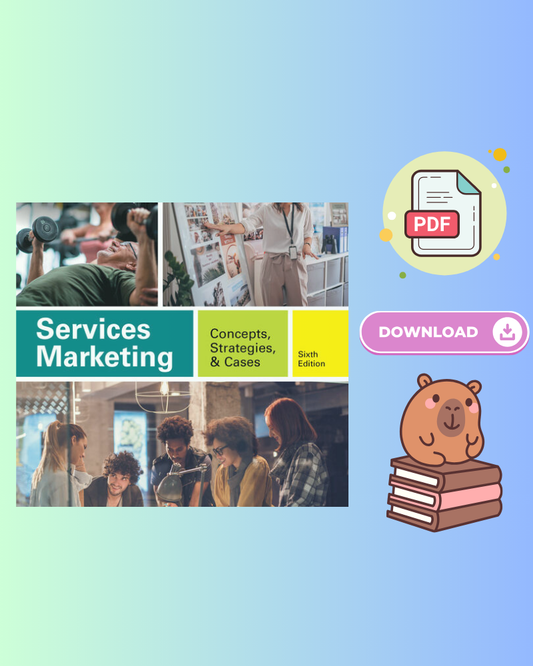 Services Marketing: Concepts, Strategies, & Cases 6th Edition