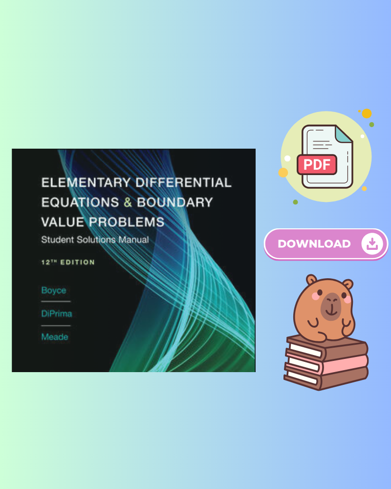 Elementary Differential Equations and Boundary Value Problems 12th Edition