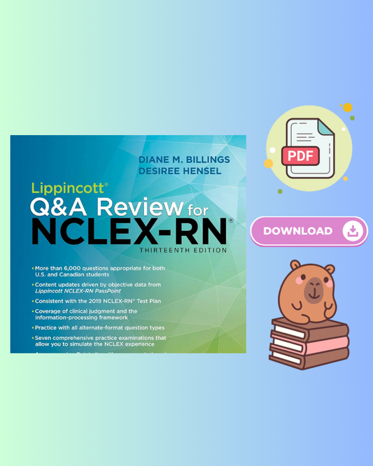 Lippincott Q&A Review for NCLEX-RN (Lippincott's Review For NCLEX-RN) 13th Edition