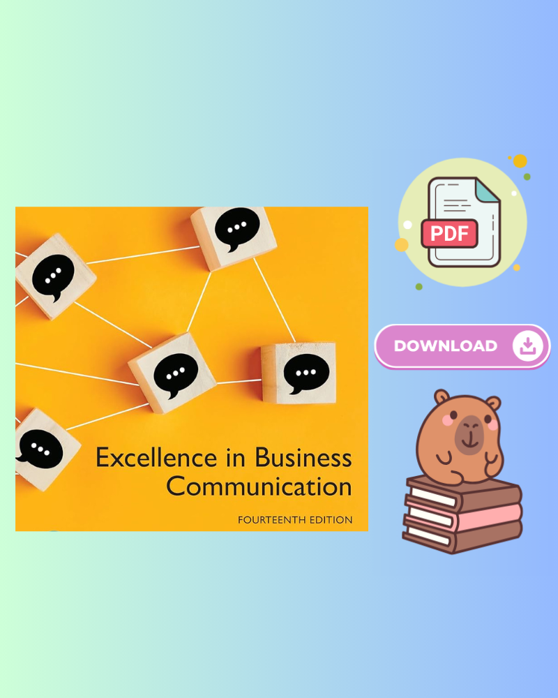 Excellence In Business Communication 14th Edition Global Edition