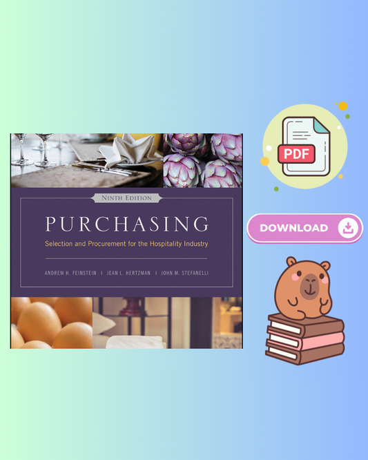 Purchasing: Selection and Procurement for the Hospitality Industry 9th Edition